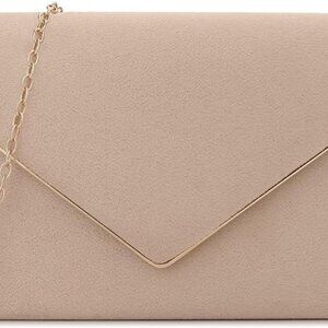 Clutch Purse Suede Crossbody Shoulder Bag
